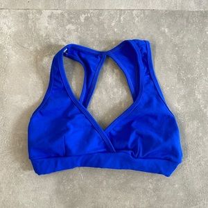 Blue Sports Bra